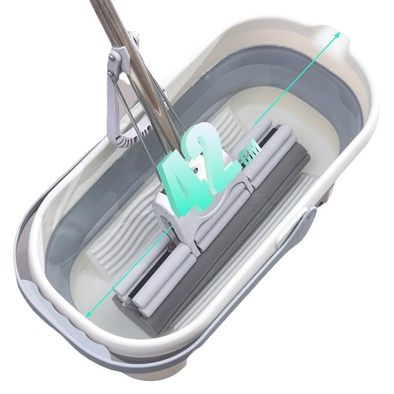 Collapsible Bucket Plastic Mop Water Storage Household Disposable - Eshtree