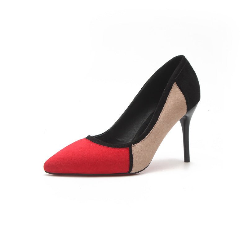 Colorblock high heels - Eshtree