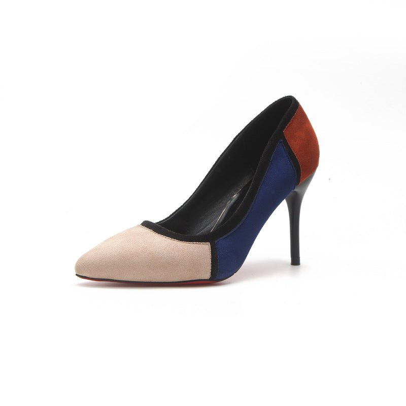 Colorblock high heels - Eshtree