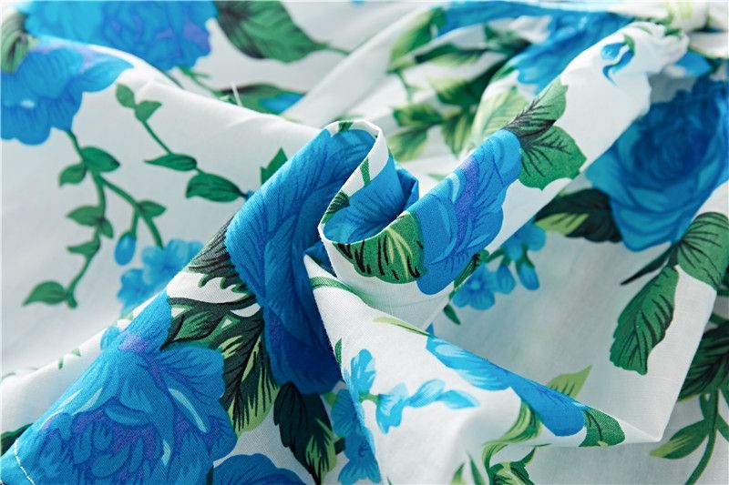 Cotton Baby Ruffled Floral Print Dress - Eshtree