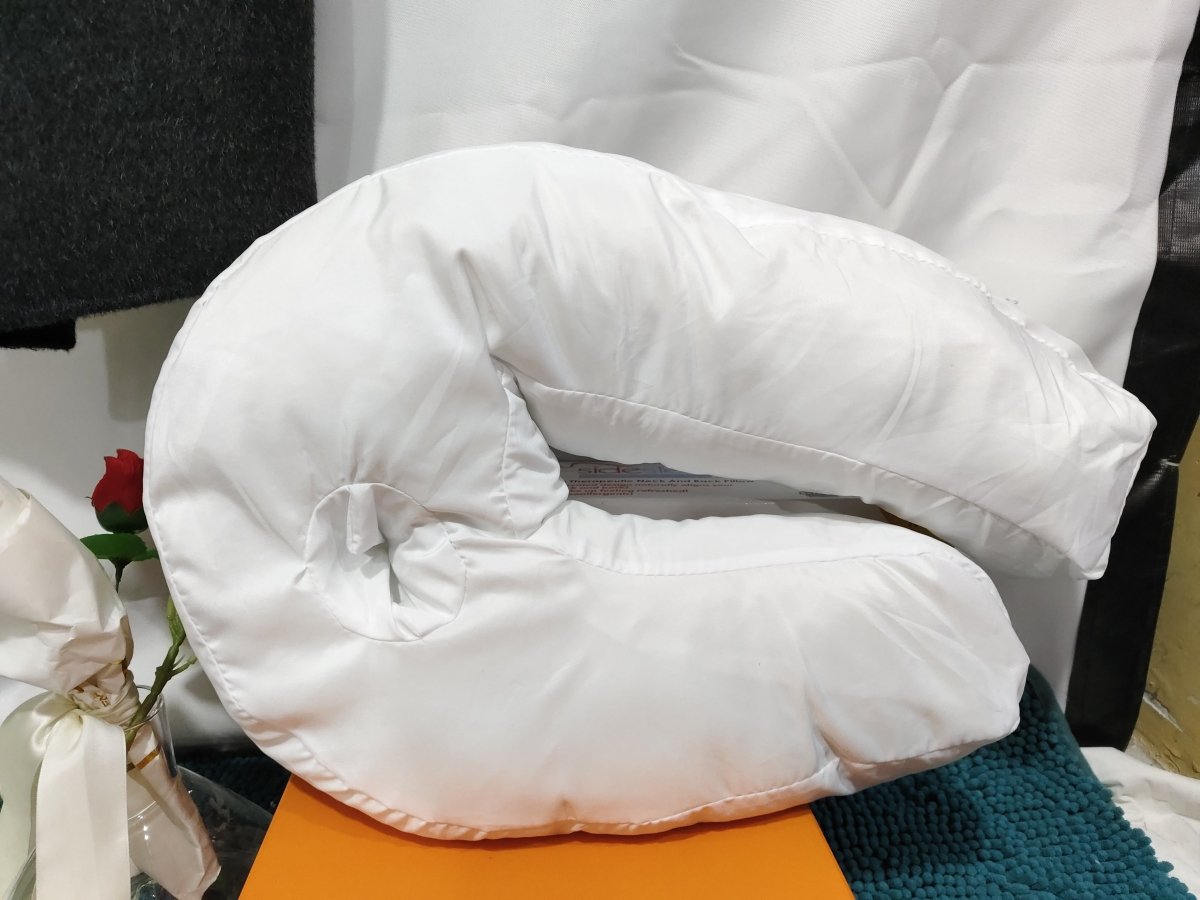 Cotton Pillow Side Sleeper Pillows Neck & Back Pillow Hold Neck Spine Protection Cotton Pillow Health Care - Eshtree