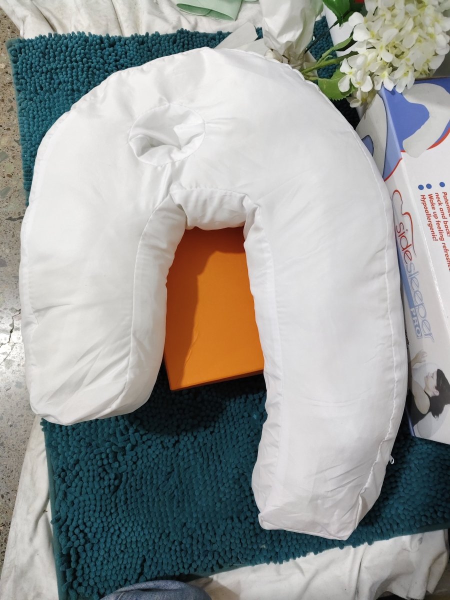 Cotton Pillow Side Sleeper Pillows Neck & Back Pillow Hold Neck Spine Protection Cotton Pillow Health Care - Eshtree