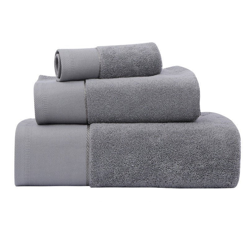 Cotton Towel Bath Towel Three Piece Water Absorbing Gift Towel Bath Towel Set - Eshtree