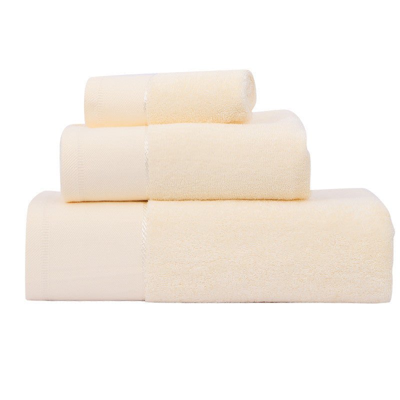 Cotton Towel Bath Towel Three Piece Water Absorbing Gift Towel Bath Towel Set - Eshtree