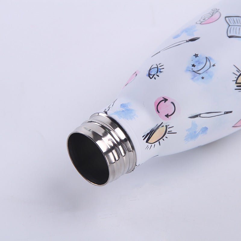 Creative Pattern Sports Water Cup - Eshtree