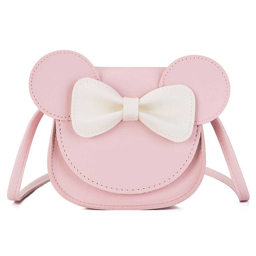 Cute And Adorable Bowknot Soft Girl Student Children's Small Bag Pu Female - Eshtree