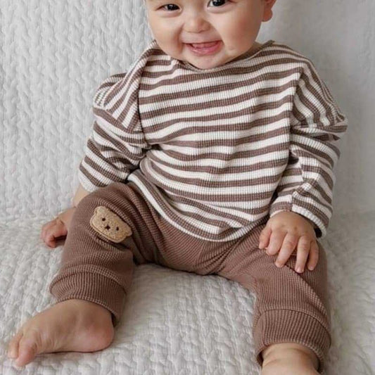 Cute And Comfortable Striped Top For Babies - Eshtree