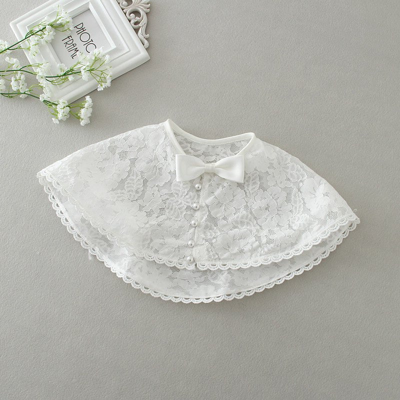 Cute Baby White Fluffy Dress Two - piece Set - Eshtree