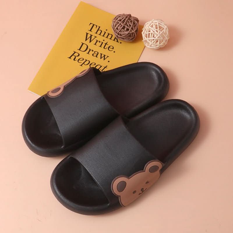 Cute Bear Slippers Summer Beach Shoes Bathroom Slippers - Eshtree