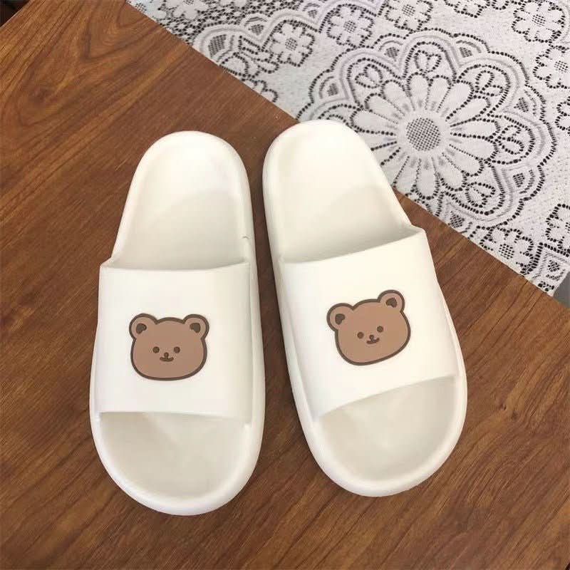 Cute Bear Slippers Summer Beach Shoes Bathroom Slippers - Eshtree