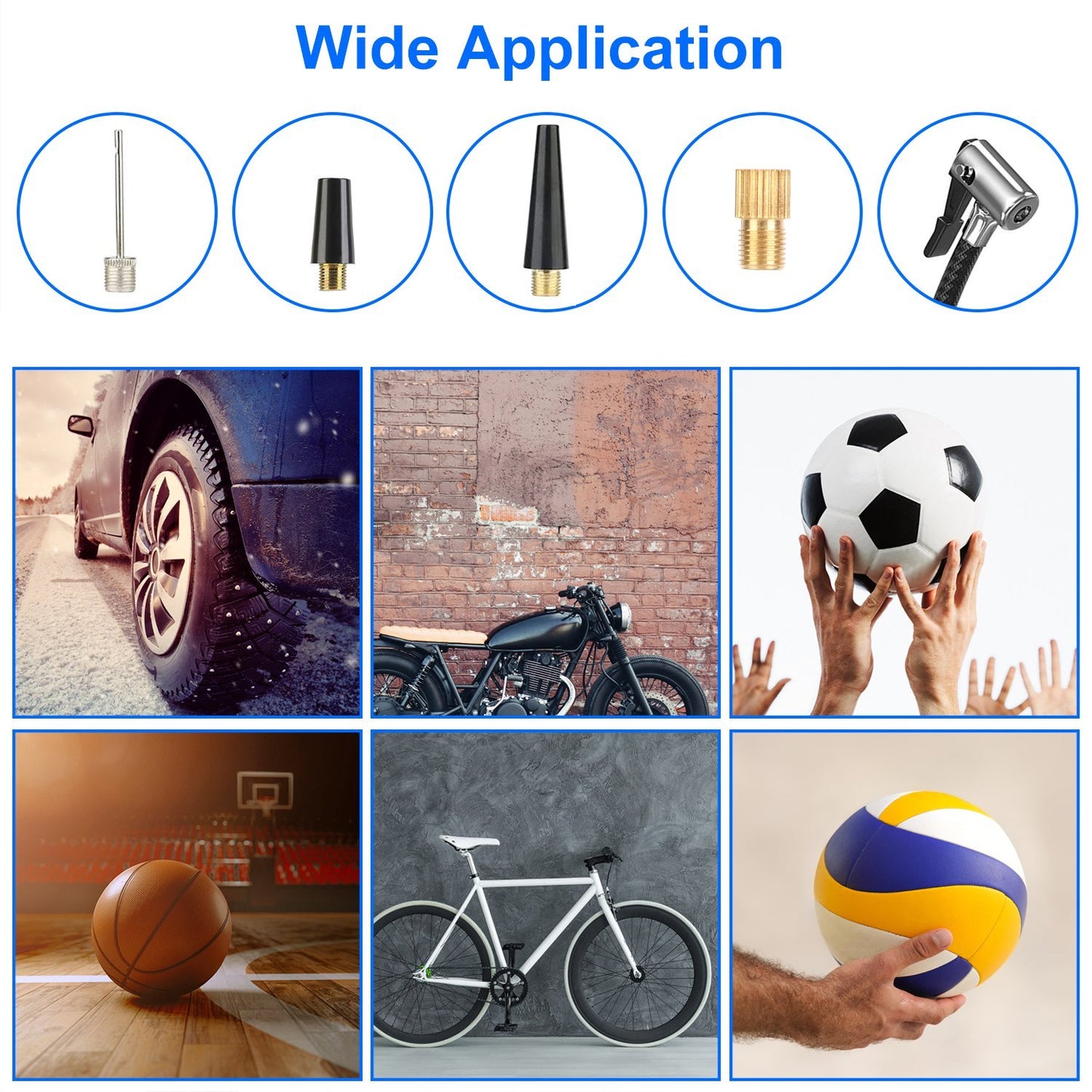 1Pc 140W 150PSI 21V Battery Powered Tire Inflator Cordless Air Inflator Digital Air Compressor With LED Light For Cars Motorcycles Bicycles Balls