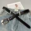 Personality Retro Metal Buckle Women's Belt