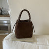 Korean Ins Matte Stitching Premium Affordable Luxury Fashion Suede Crossbody Bag