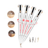 Popular Rotating Round Bead Eyebrow Pencil Four In One
