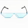 Mosaic Pixel Sunglasses Anime Peripheral Spoof Costume
