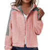 Faux Lamb Plush Thickened Fleece Thermal Hoodie Women