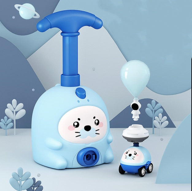 ألعاب سيارات البالونات للأطفال من عمر سنتين إلى 4 سنوات، لعبة تعليمية للأطفال من عمر سنتين إلى 6 سنوات، برج إطلاق سيارات البالونات الهوائية، لعبة مونتيسوري للأطفال، هدية