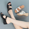 Wedge Sandals Women's Platform Platform Hollow-out Mid Heel Peep Toe Slippers