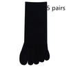 Women's Solid Color Simple Short Thin Five Toe Socks