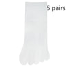 Women's Solid Color Simple Short Thin Five Toe Socks