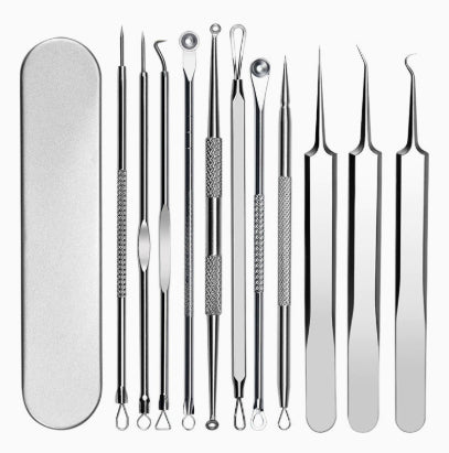 Stainless Steel  Blackhead Acne Needle Set