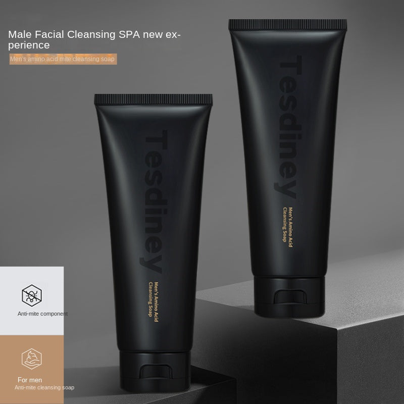 Oil Control Acne Removal Blackhead And Pore Shrinking Facial Cleanser For Men