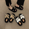 Versatile Furry Cotton Slippers For Womenperfect For Fall And Winter Wear