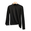Fleece-lined Thickened Bottoming Shirt Women's Half High-necked
