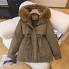 Women's New Korean Style Loose Velvet Padded Warm Coat