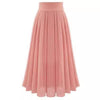 Solid Color High Waist Skirt For Women