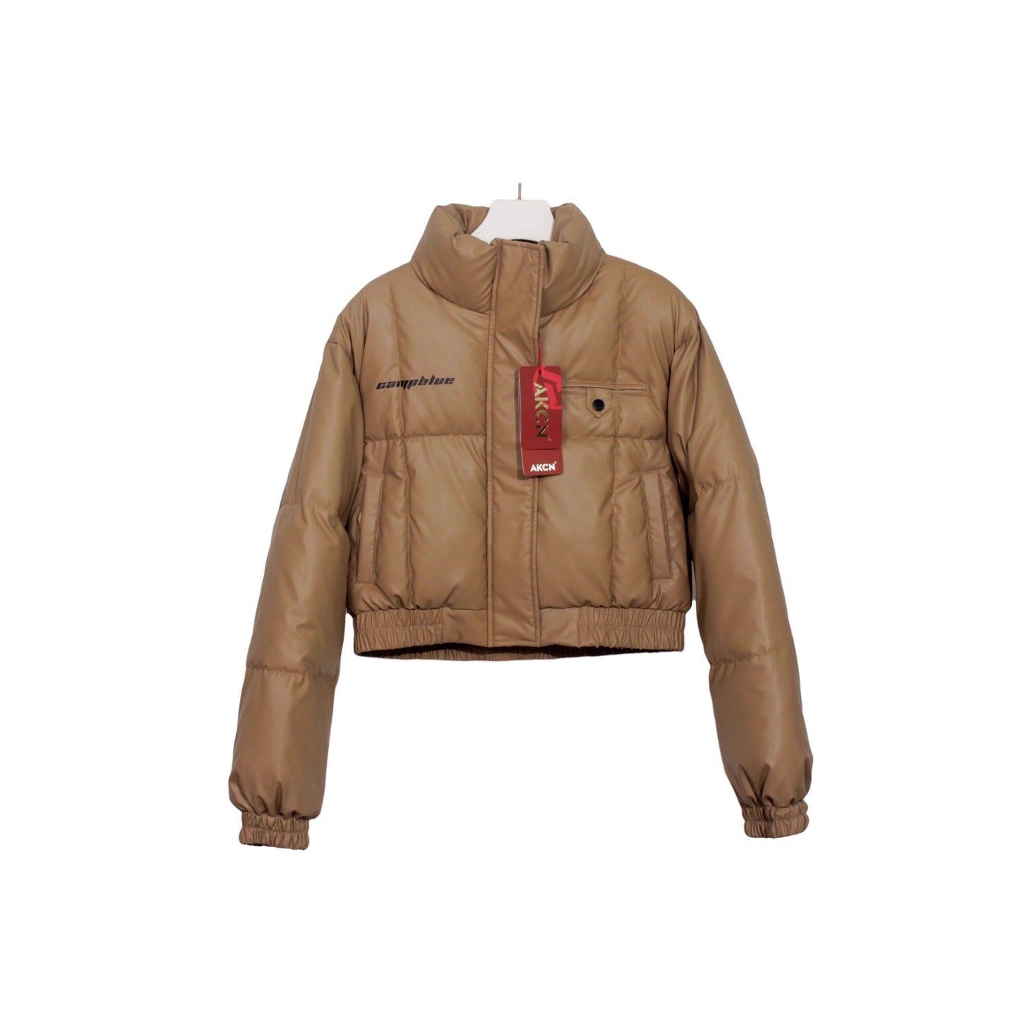 Female Big Fur Collar Puffer Jacket Coat