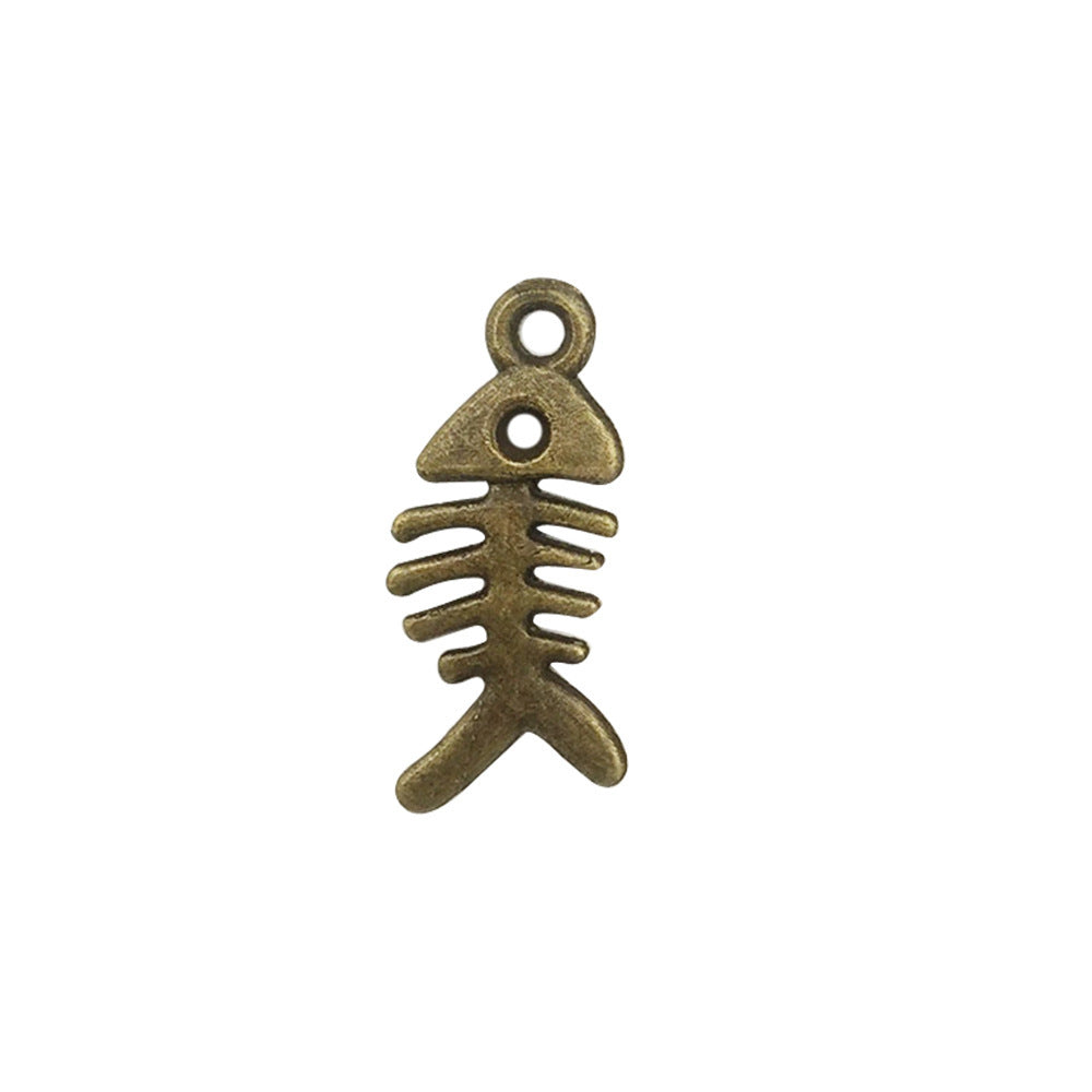 Retro Tibetan Silver Antique Brass Alloy DIY Accessories Marine Turtle Shell Necklace Bracelet Jewelry