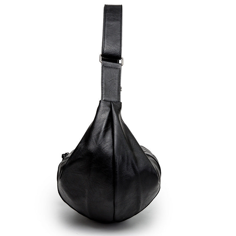 Large New Men's Soft Leather Crossbody Casual Travel Bag