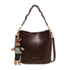 Women's Retro Messenger Bag Portable Bucket Bag
