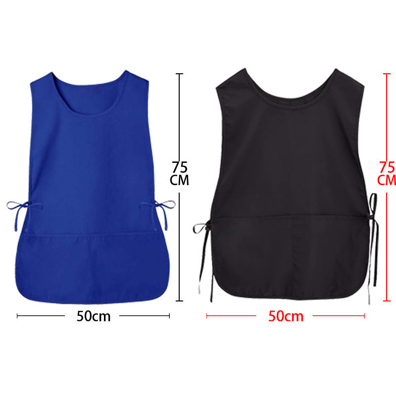 Pebble Apron Vest-style Two-side Lace-up Barber Work Apron