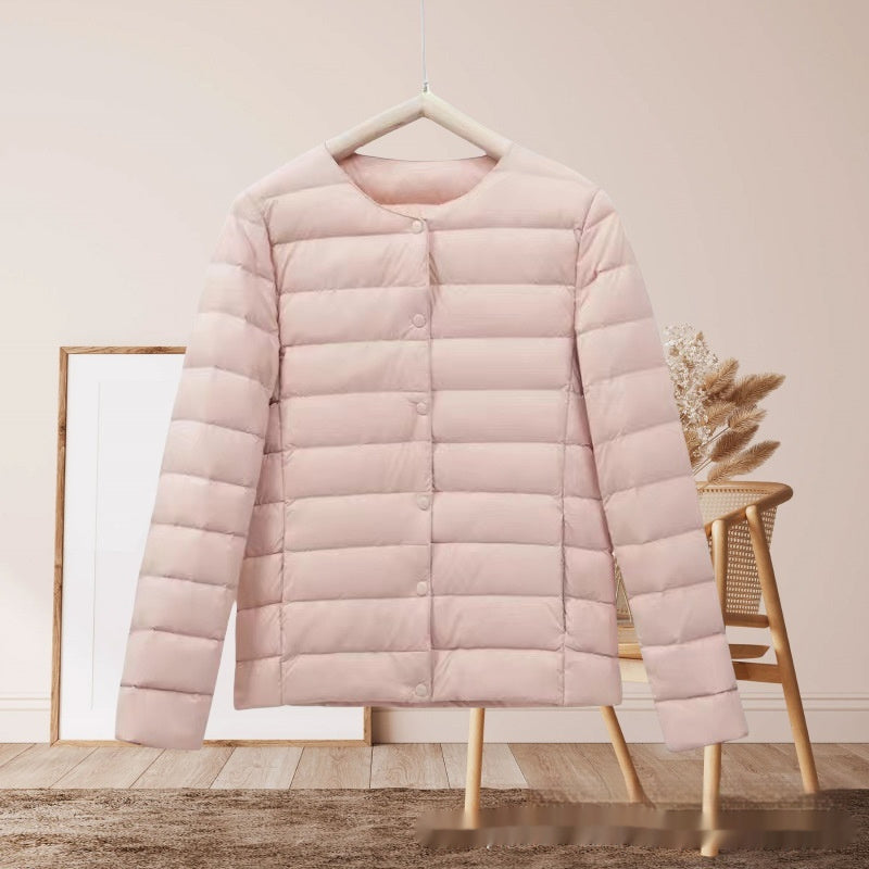 Short Autumn And Winter Lightweight Cotton-padded Jacket Women