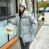 Women's Mid-length Thickened Minority Fashion Temperament Cotton-padded Jacket