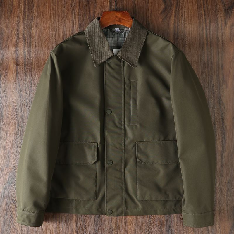 Men's Casual Short JacketBritish Style Short Chic Jacket