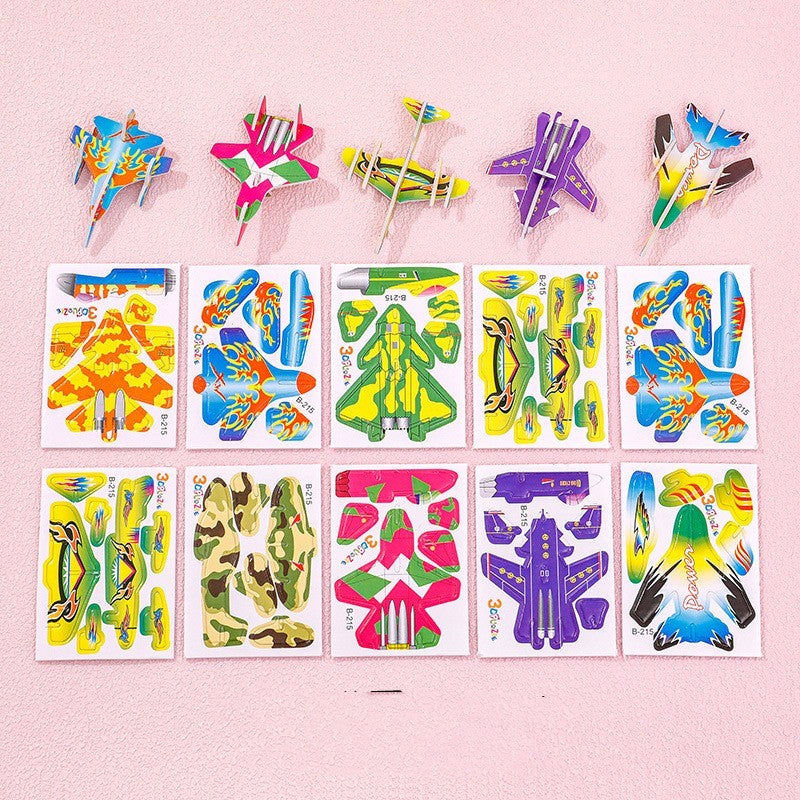 Cartoon Dinosaur 3D Puzzle Model Children DIY Handmade