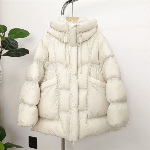 Women's Mid-length Thickened Ultra-light Cloud-like Coat