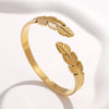 Exaggerated High-grade Non-fading Adjustable Stainless Steel Bracelet For Women