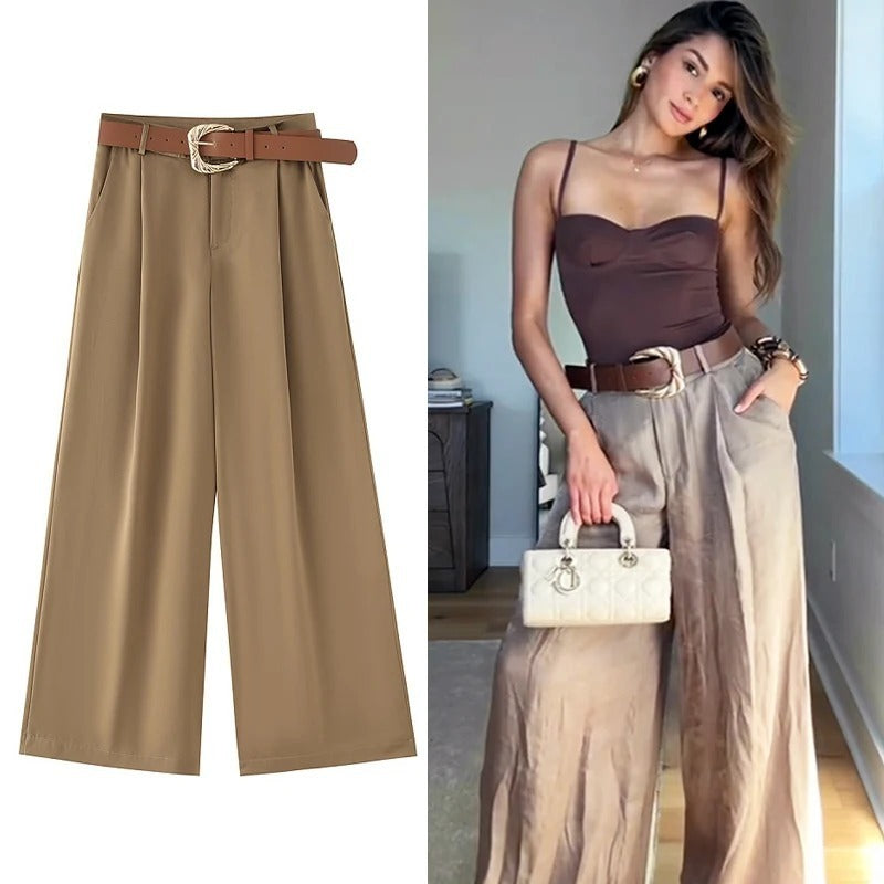 Casual Pants Women's Wide-leg Pants Thin Trousers