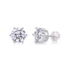 Quiet Moments - Earrings Set With Top-quality Moissanite S925 Silver And Platinum-plated Stud Earrings, A Fashionable And Trendy Accessory, Can Be Tested With A Diamond Pen