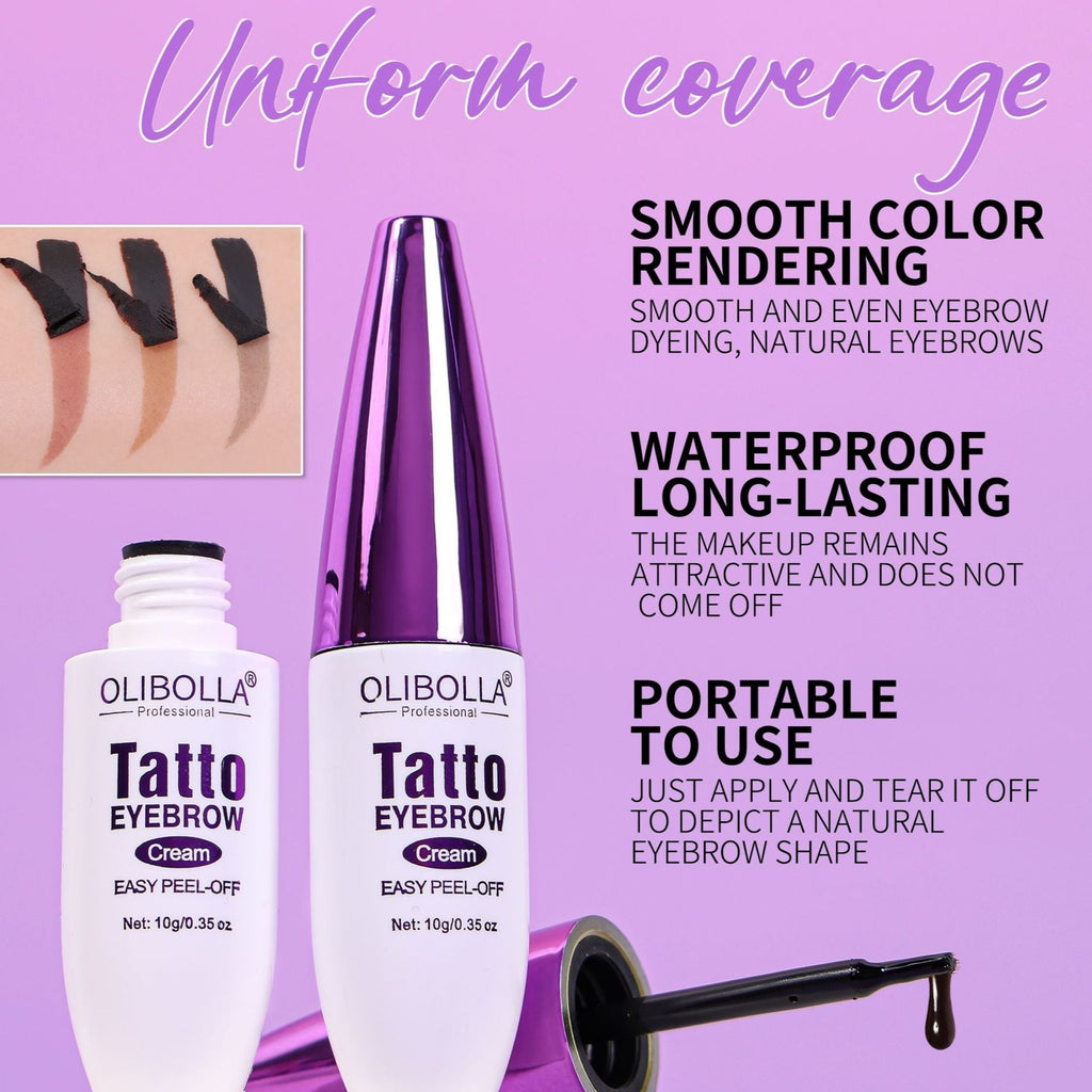 Durable Waterproof Colorfast Semi-permanent Brow Cream