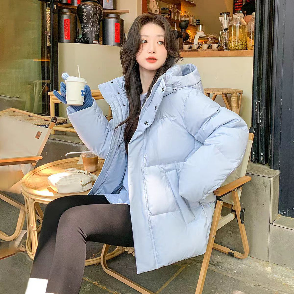 Fashion Thick Loose-fitting Hoodie Small Women's Coat