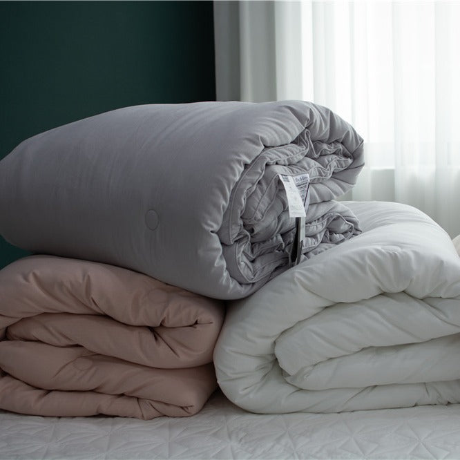 Thickened DuPont Fiber Faux Goose Down Winter Quilt For Warmth