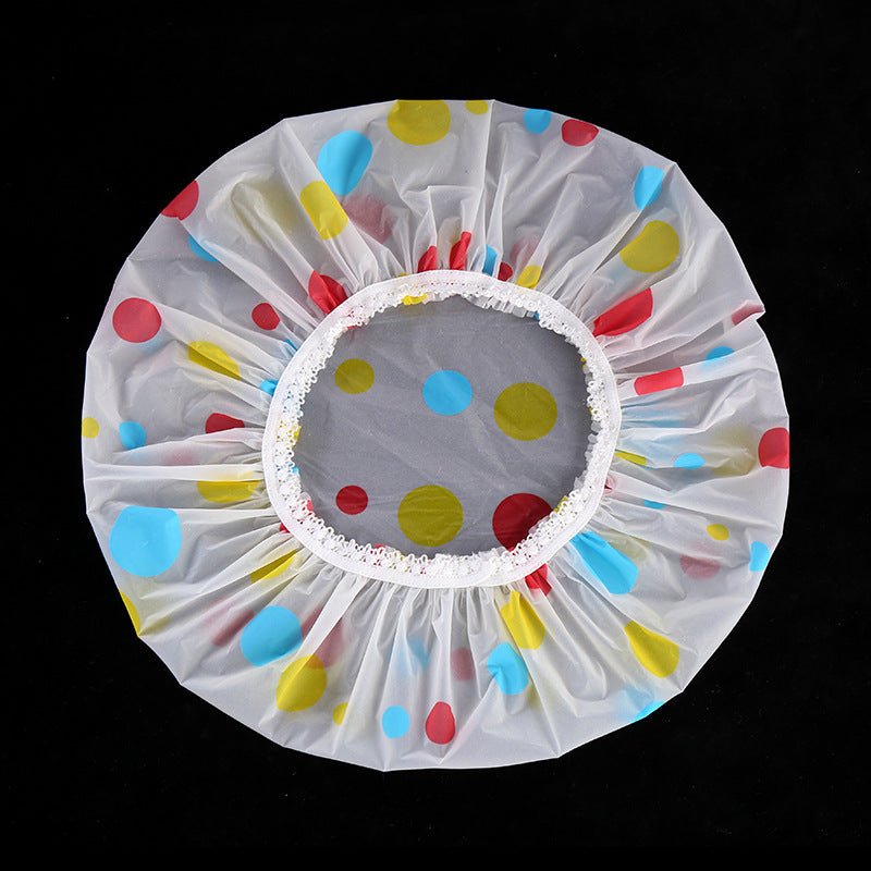 Thicken Waterproof Printed Lace Enlarged Shower