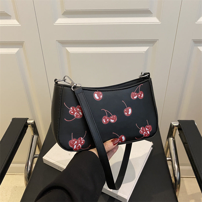 Casual Versatile Underarm Bag Printed Commuter Portable