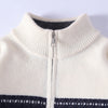 Men's Knitted Sweater Autumn Fashion Stand-Up Collar Pullover