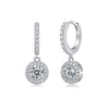 To Youth - Earrings Set With 0.5-carat Top-quality Moissanite S925 Silver And Platinum-plated Stud Earrings, A Fashionable And Trendy Accessory That Can Be Tested With A Diamond Pen